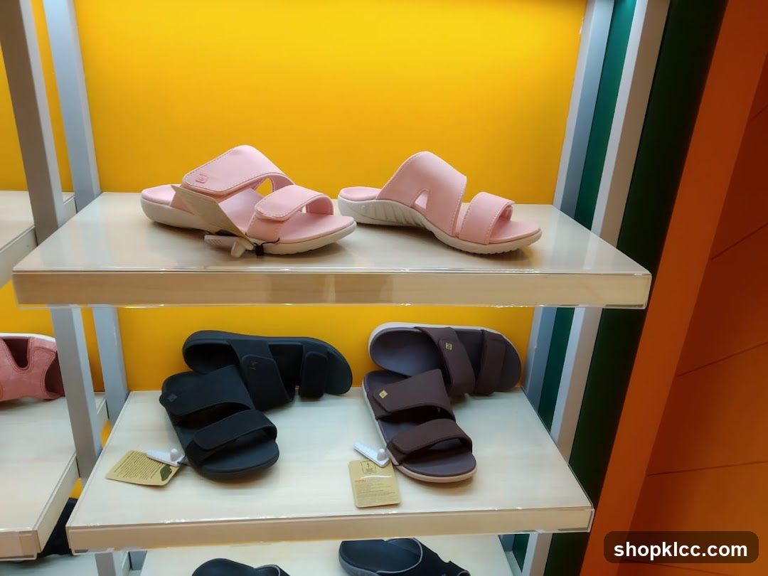 Sandals on Display