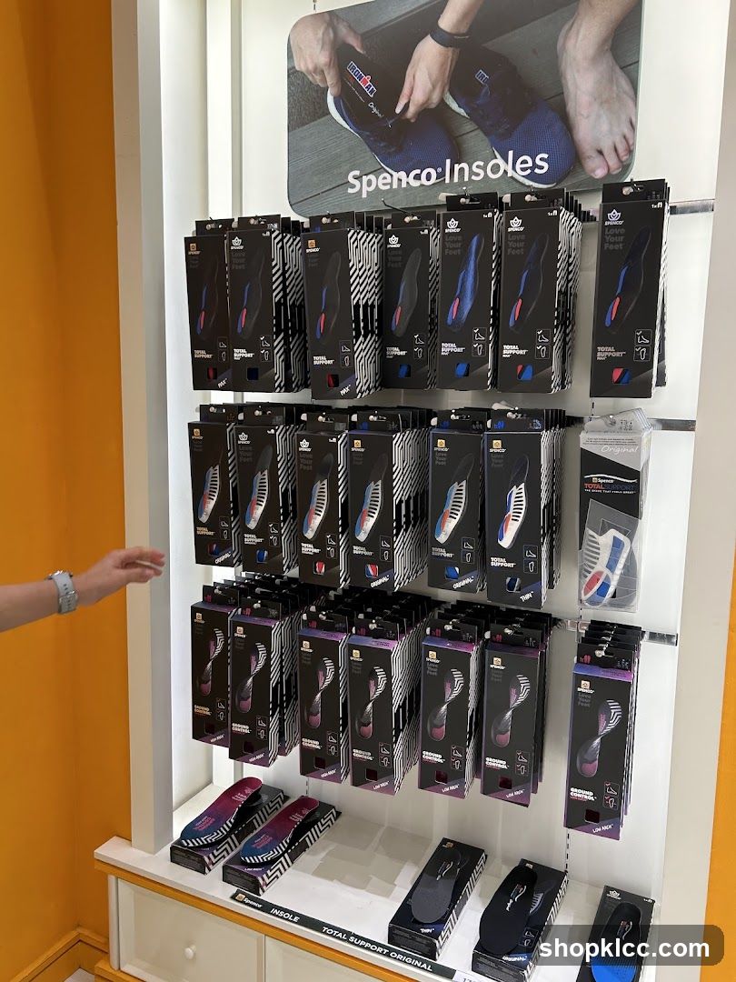 Spenco Insoles Display