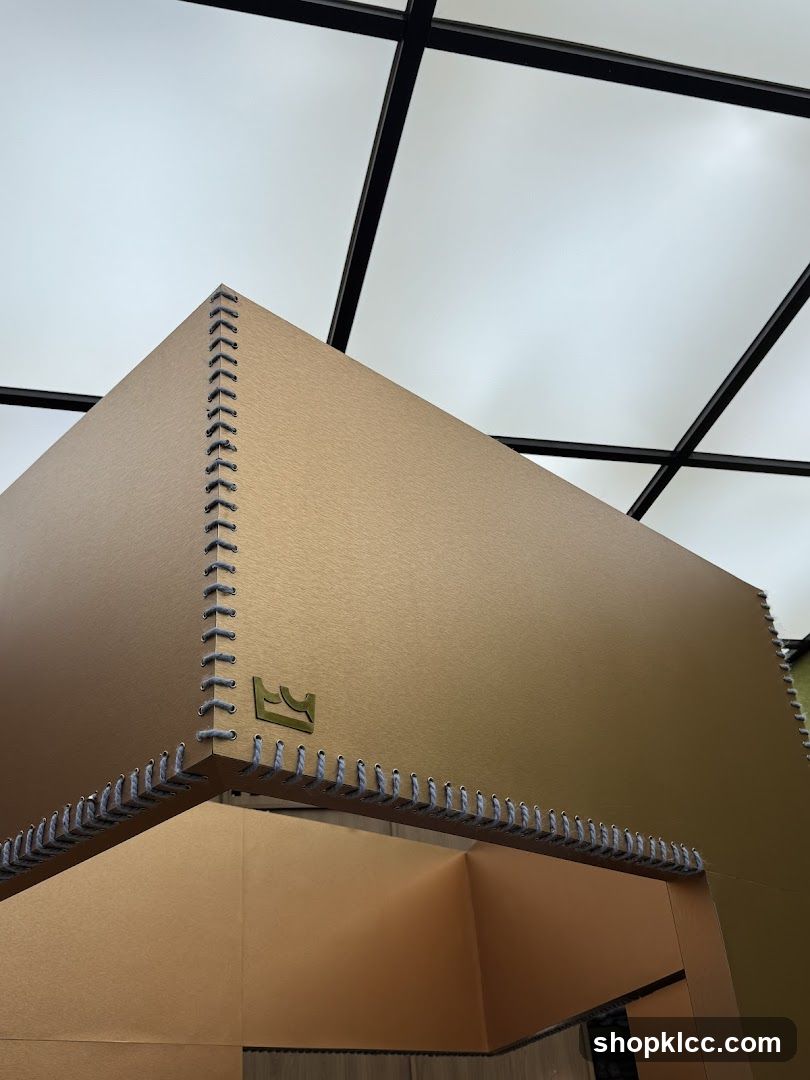 Cardboard Structure with Logo