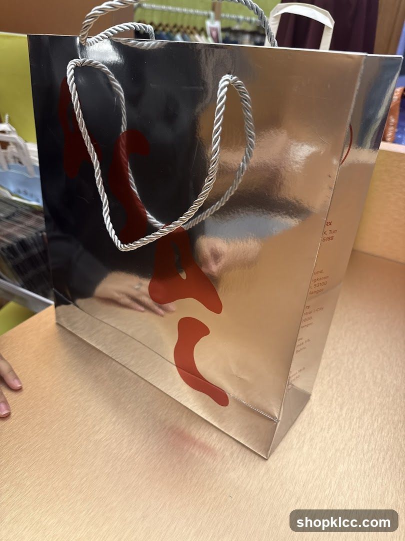 Silver Gift Bag