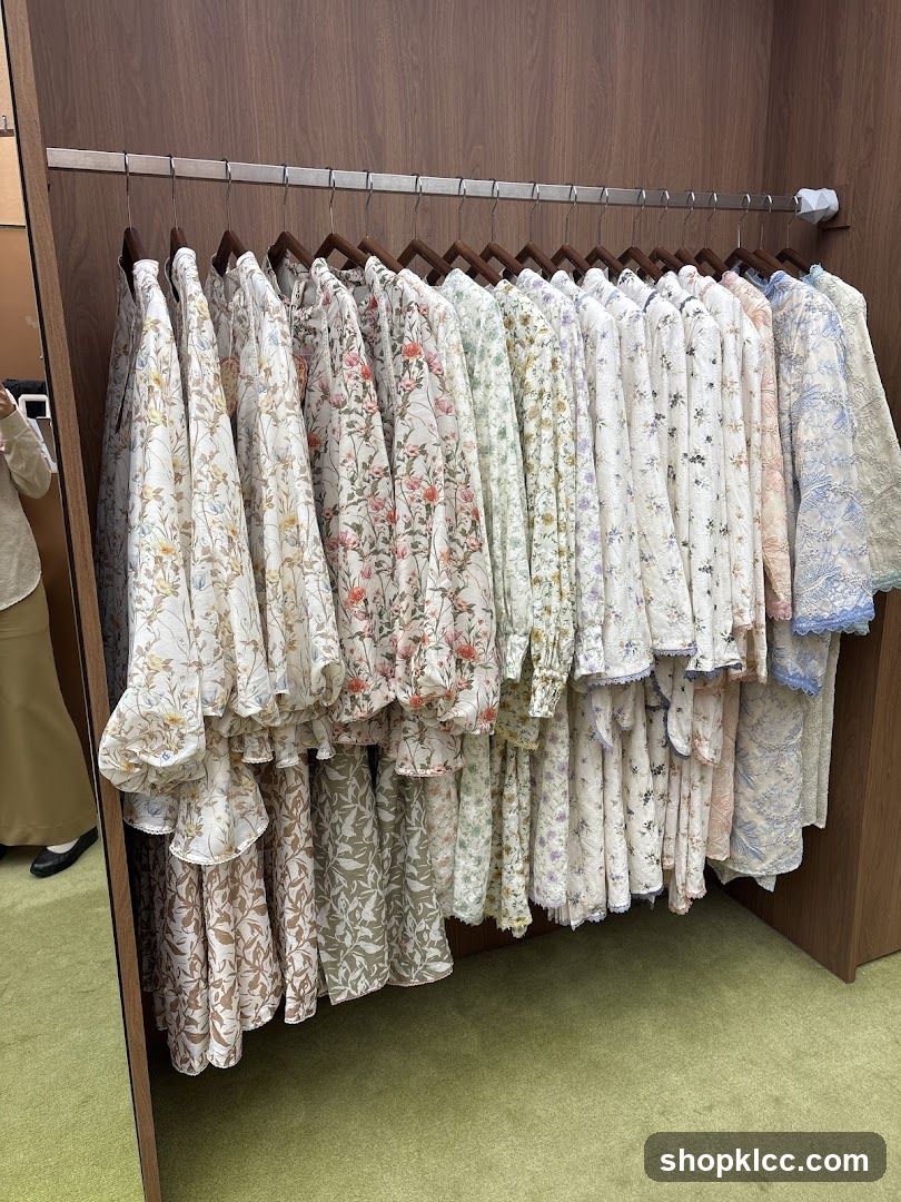 Floral Print Tops on Hangers