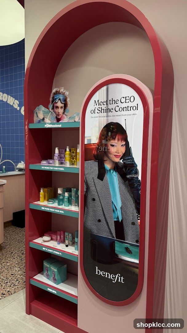Benefit Cosmetics Display