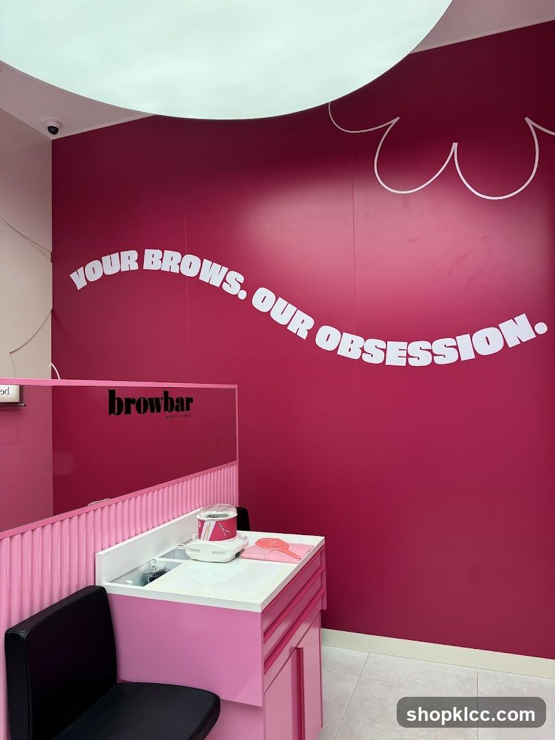 Brow Bar Interior