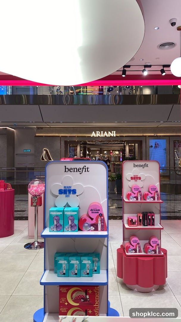 Benefit Cosmetics Display