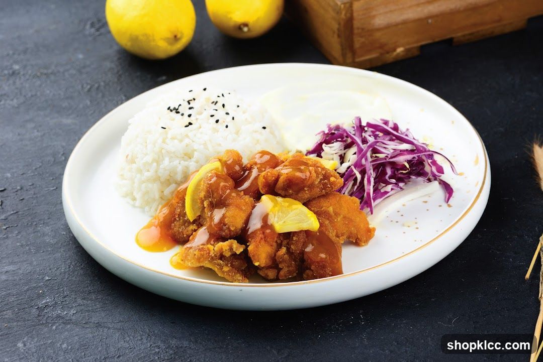 Lemon Chicken Rice Bowl