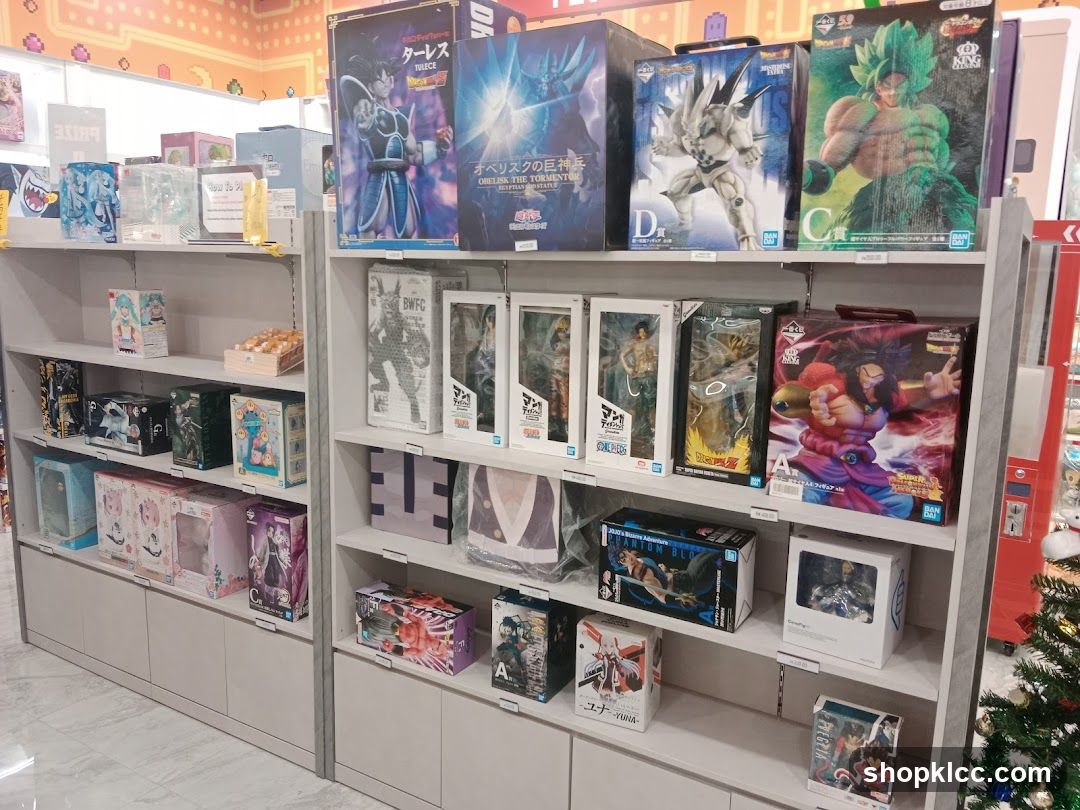 Dragon Ball Z Merchandise Display