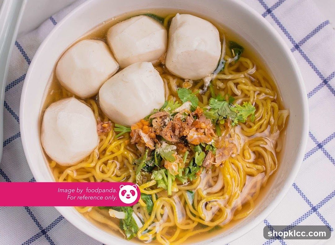 Noodle Soup with Fish Balls