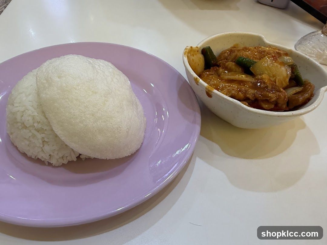 Rice and Stir-fry Dish