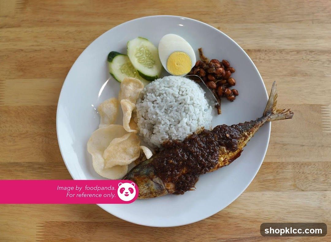 Nasi Lemak with Fried Fish