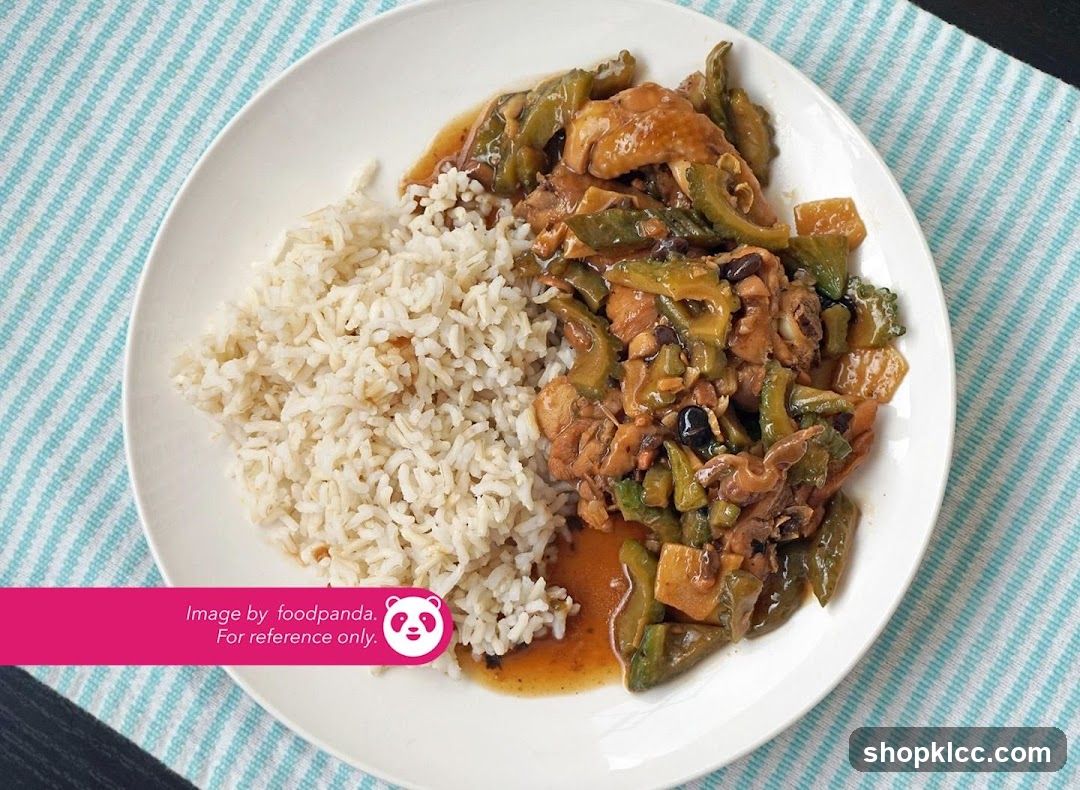 Chicken and Bitter Melon with Rice