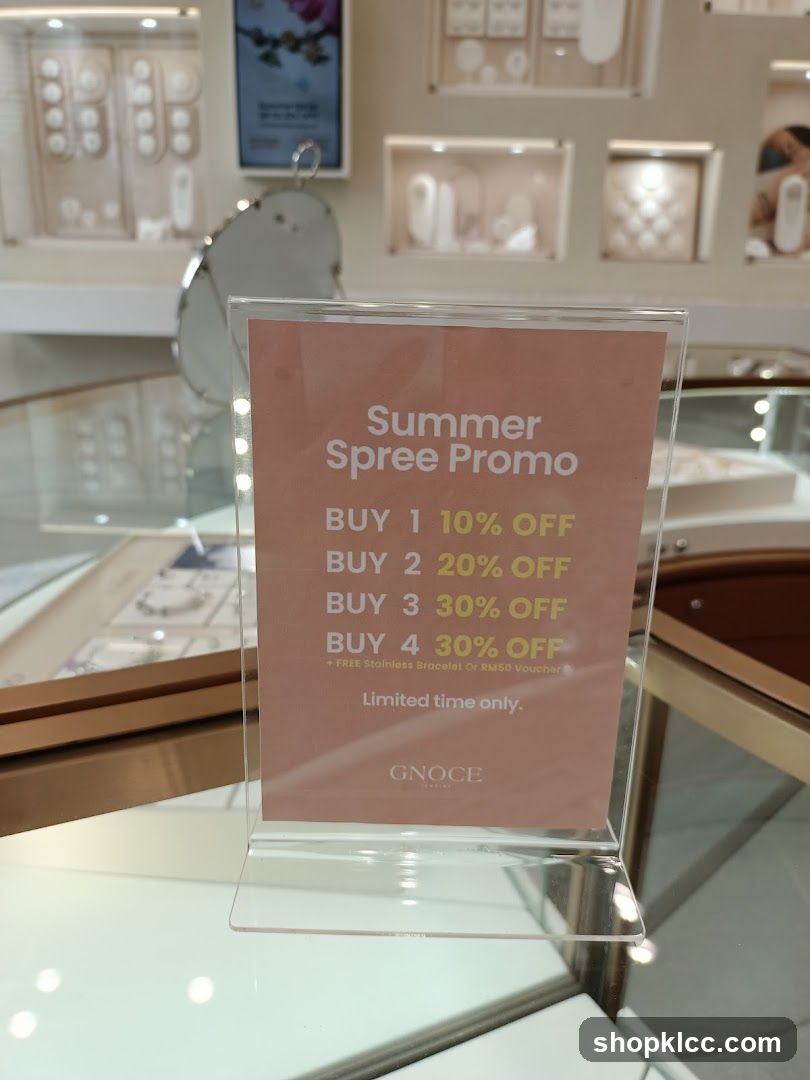 Summer Spree Promo Sign
