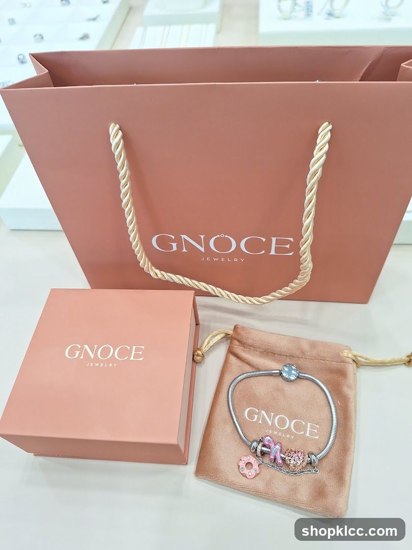 Gnoce Jewelry Packaging and Bracelet