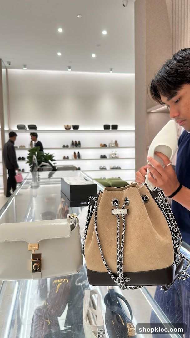 Store Interior with Handbags and Shoes