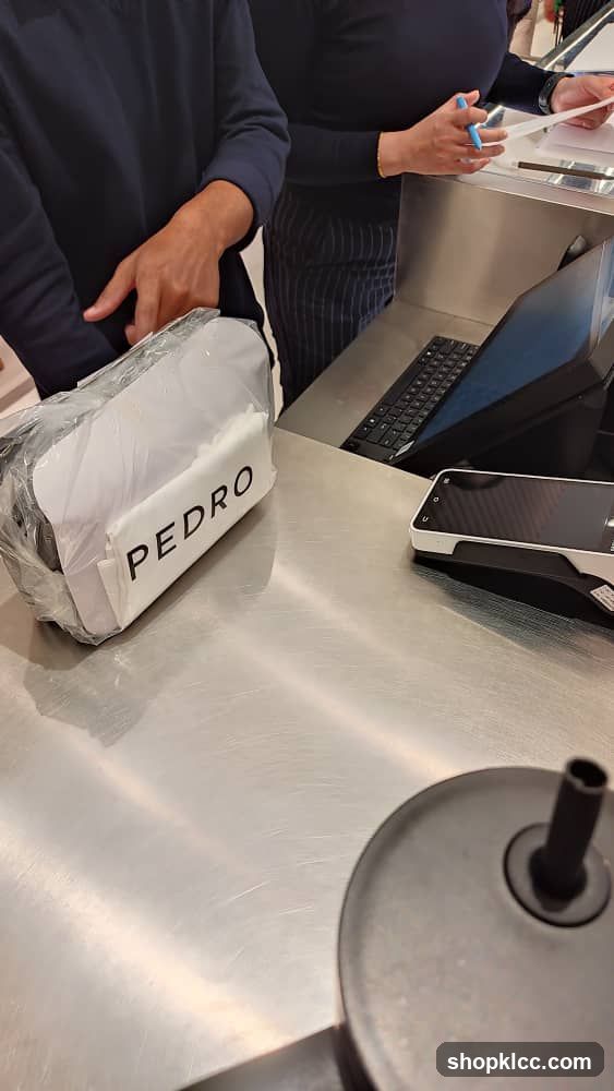 Checkout Counter with Branded Packaging