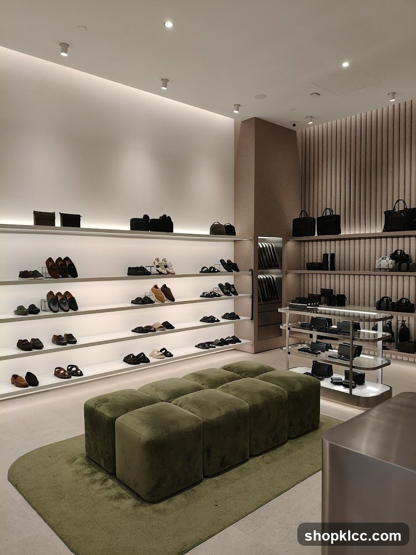 Luxury Shoe and Bag Store Interior
