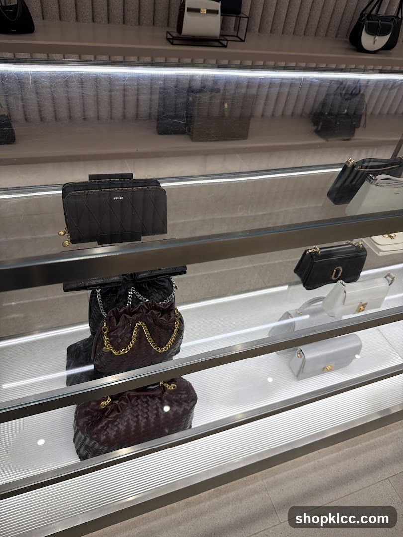 Handbags and Wallets on Display