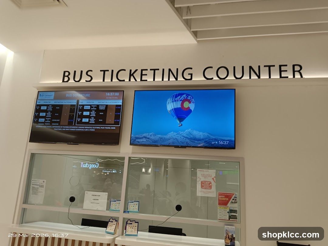 Bus Ticketing Counter Interior