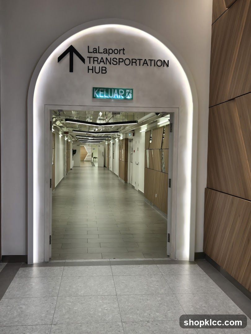 LaLaport Transportation Hub Entrance
