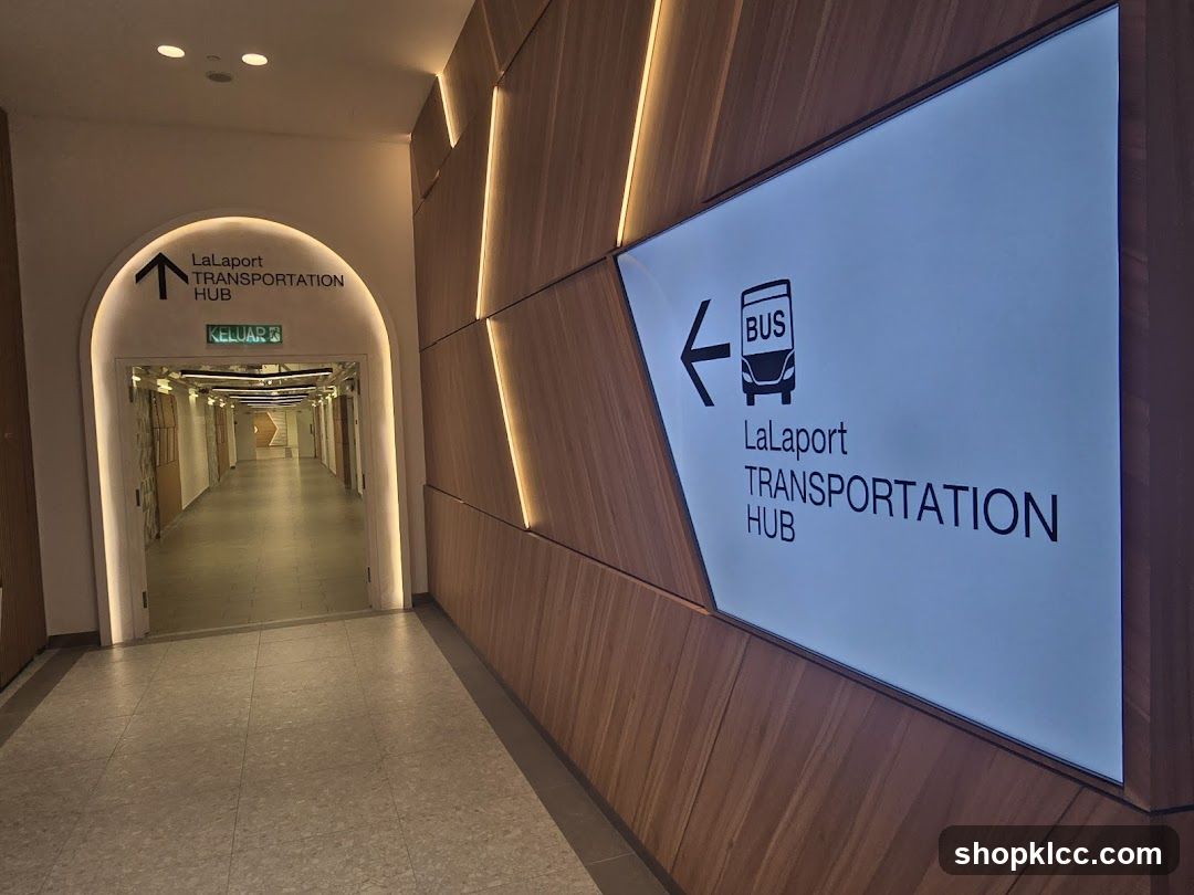 LaLaport Transportation Hub Signage