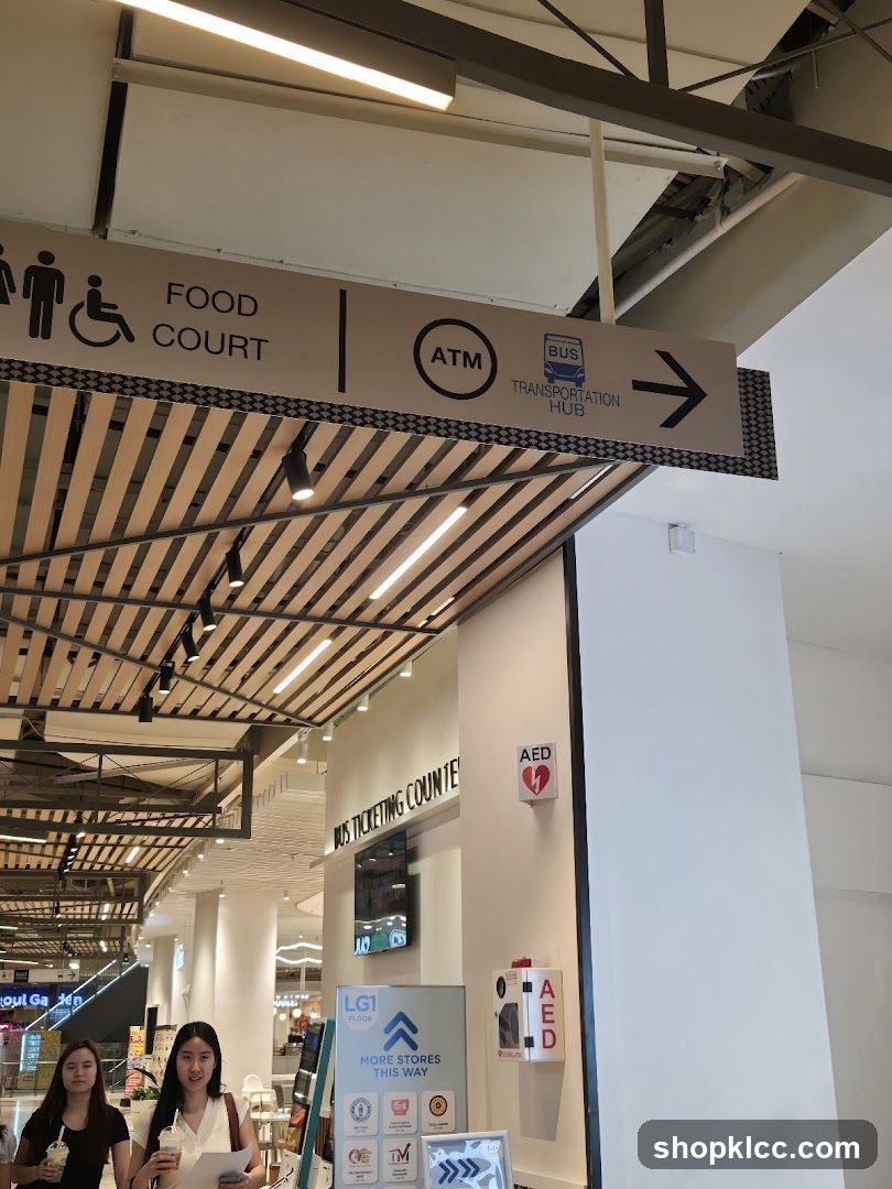 Shopping Mall Interior Signage