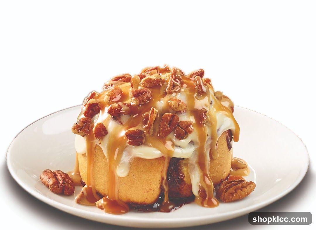 Caramel Pecan Cinnamon Roll
