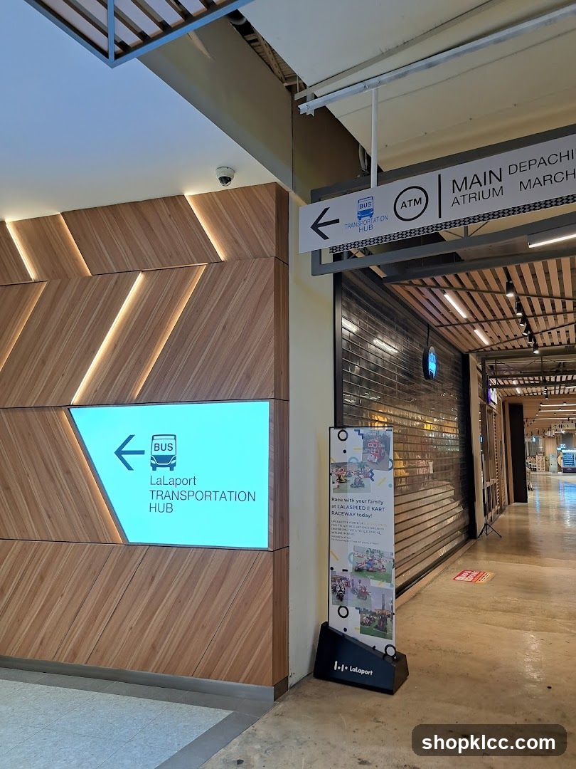 La LaPort Transportation Hub Signage