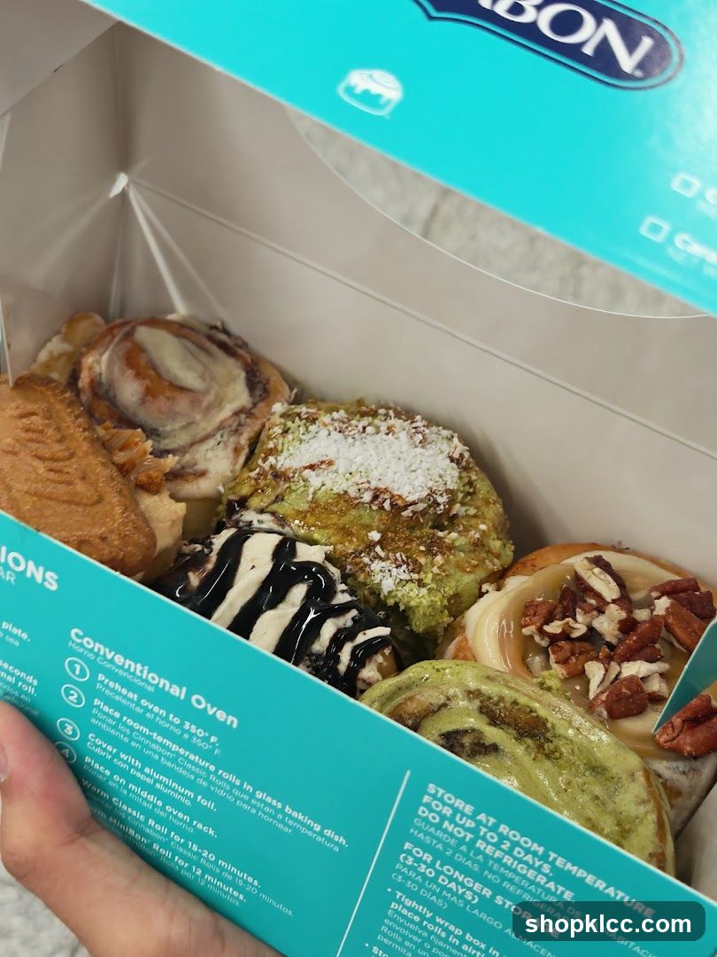 Assorted Cinnamon Rolls in a Box