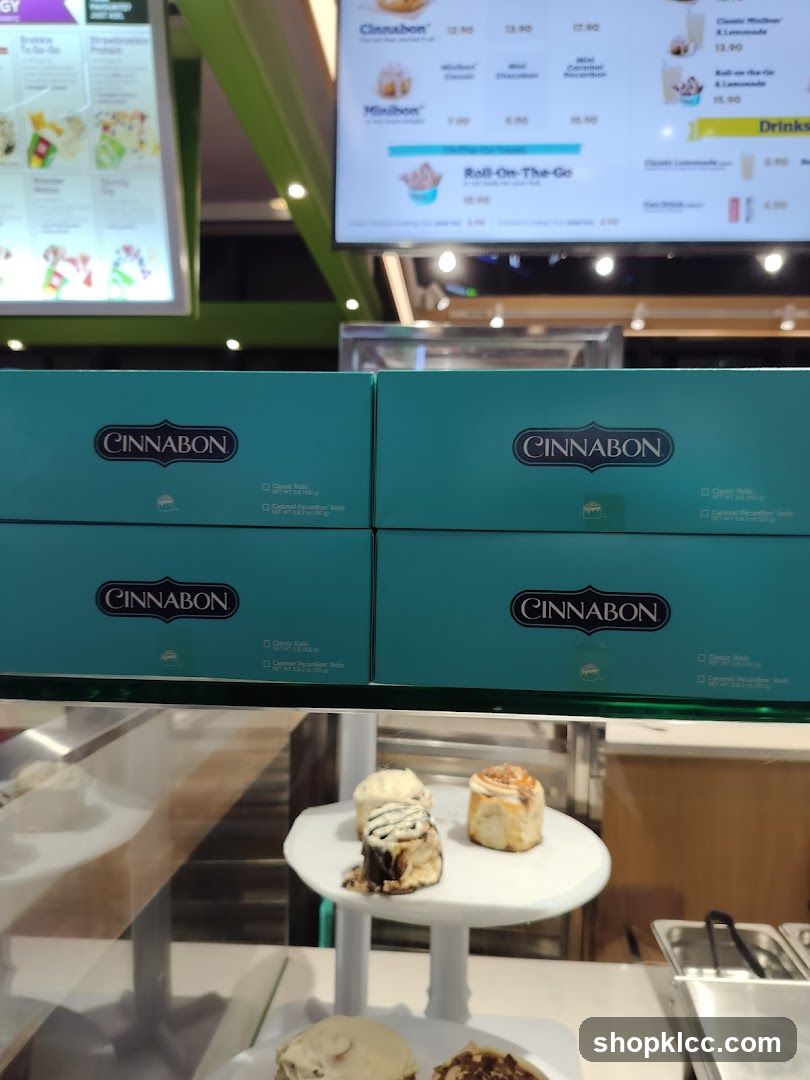 Cinnabon Display
