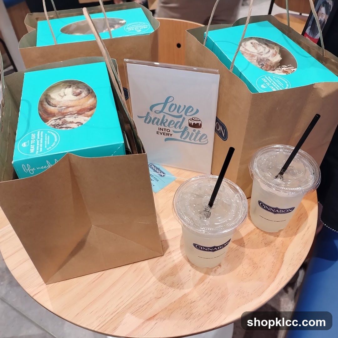 Cinnabon Treats and Drinks