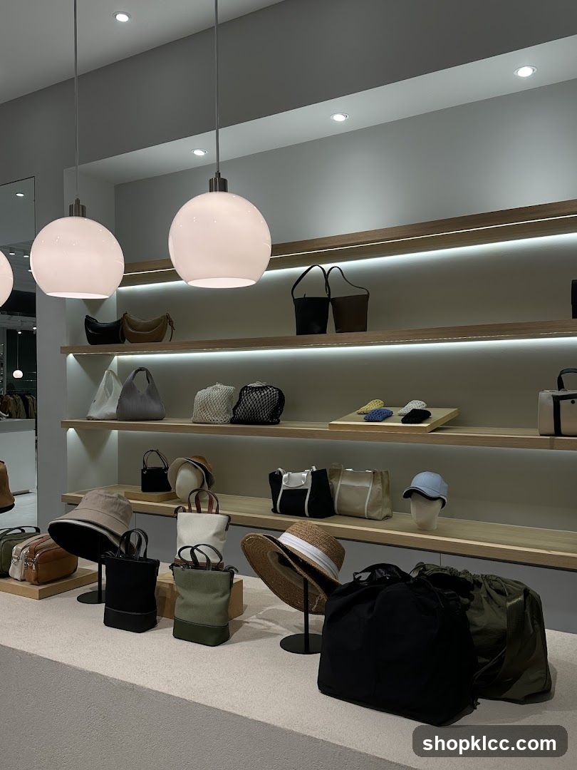 Bags and Hats Display