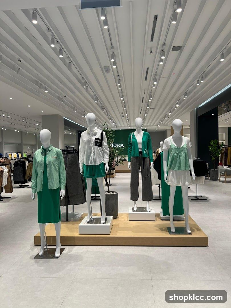 Mannequins in a clothing store