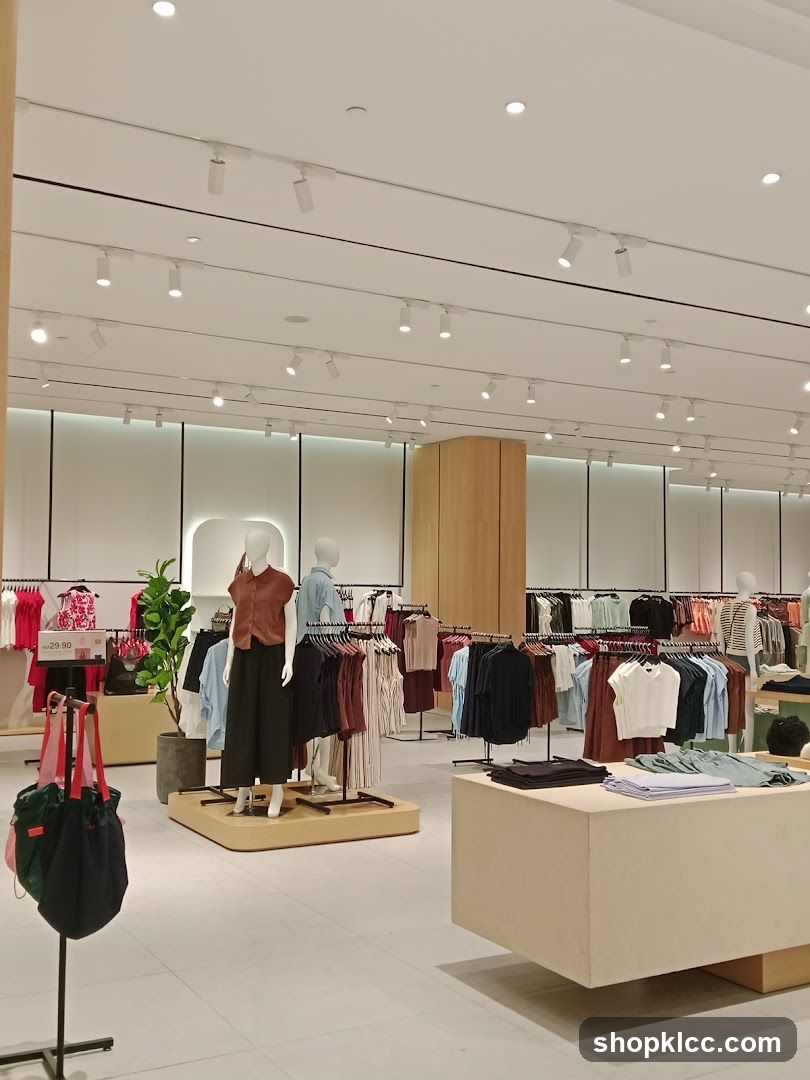 Clothing store interior