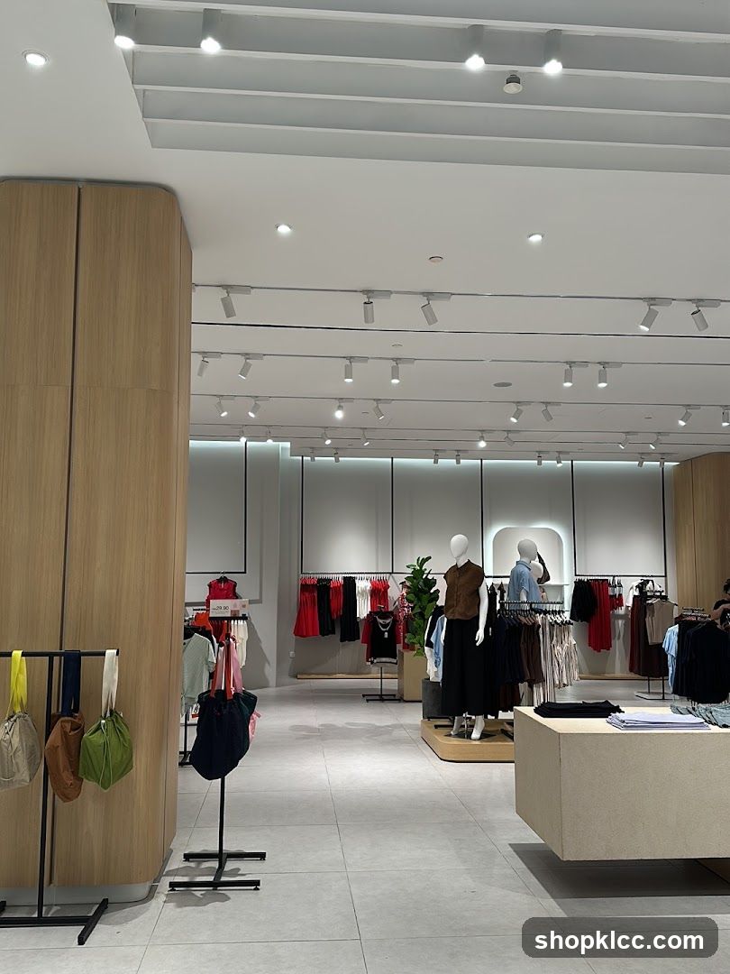 Clothing store interior