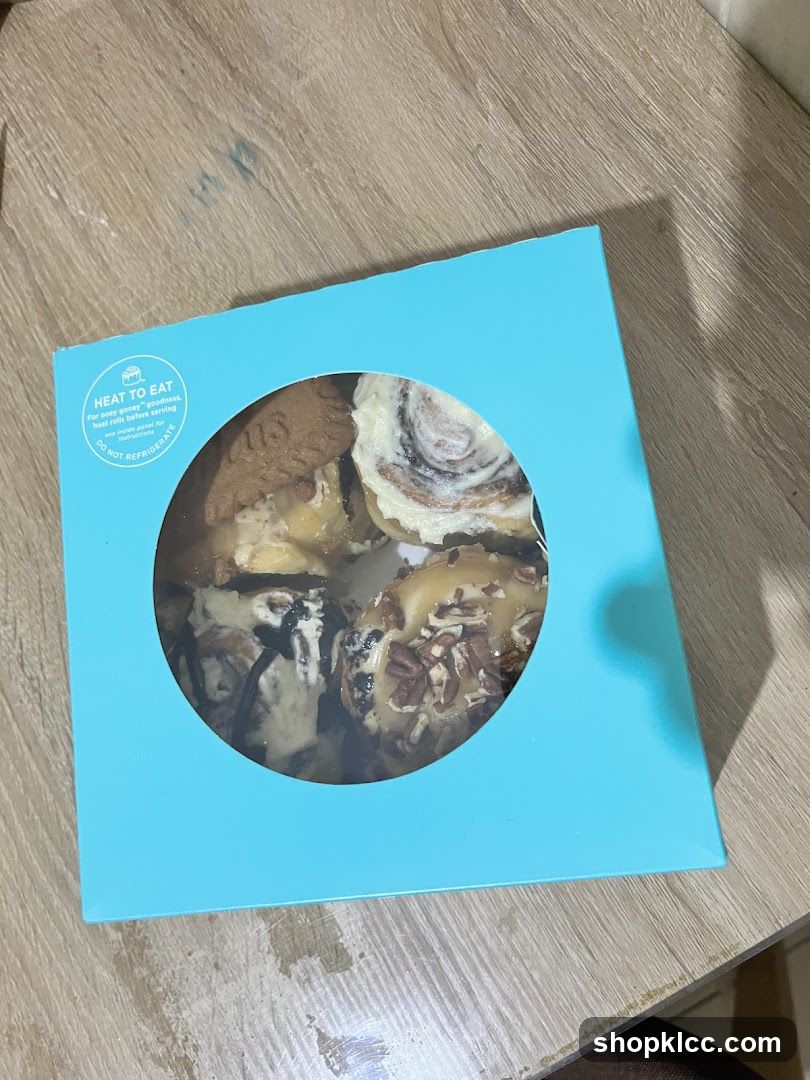 Box of Cinnamon Rolls