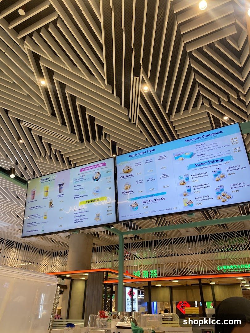 Cinnabon Menu