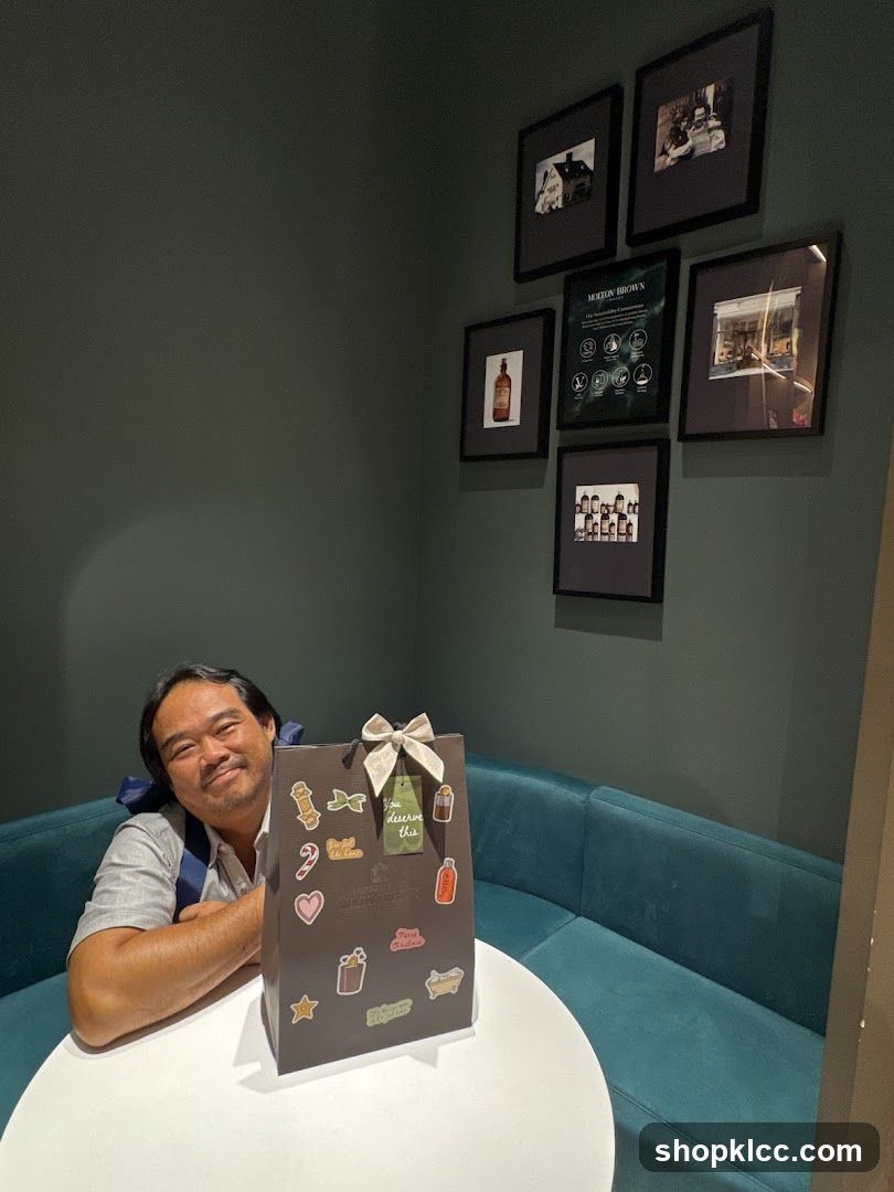 Man with Gift Bag