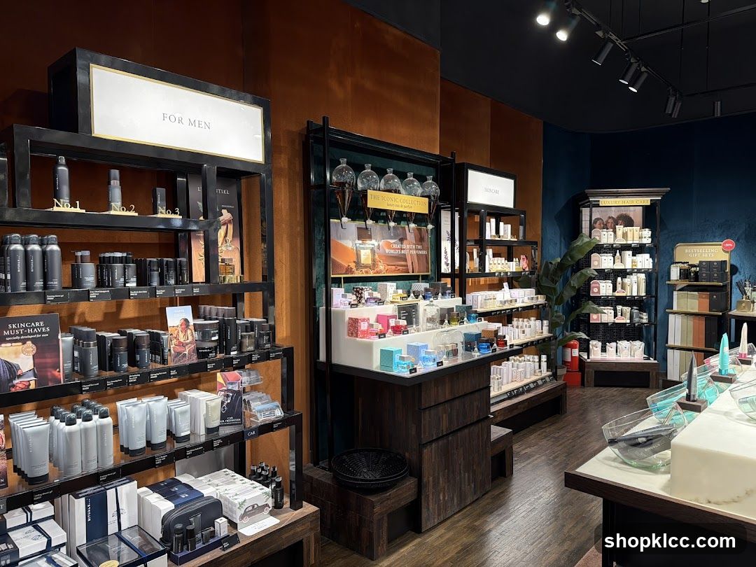 Cosmetics and Skincare Display