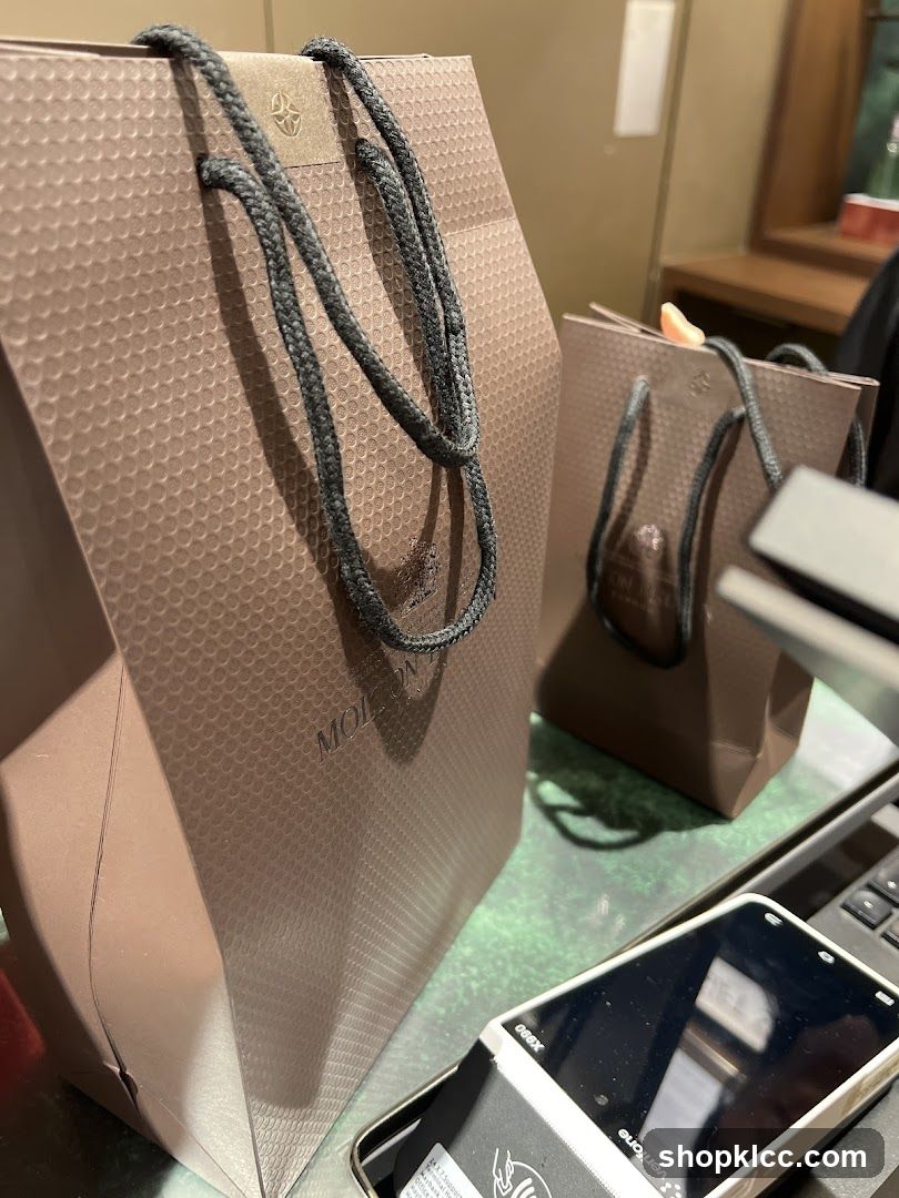 Shopping Bags and Payment Terminal
