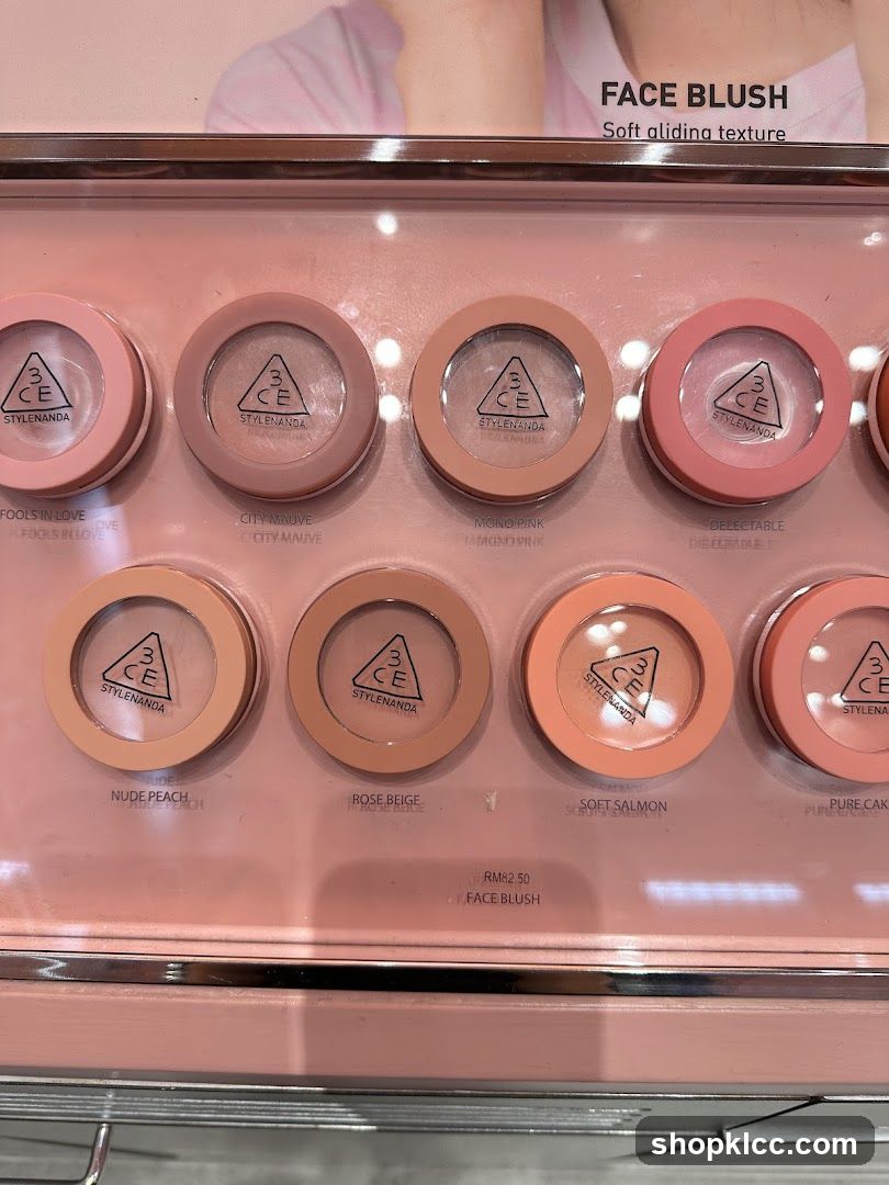 3CE Face Blush Display