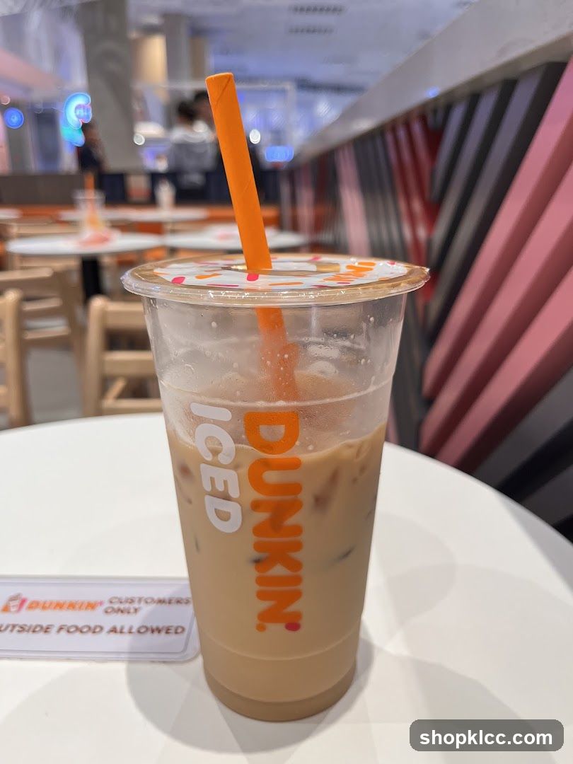 Iced Coffee at Dunkin'