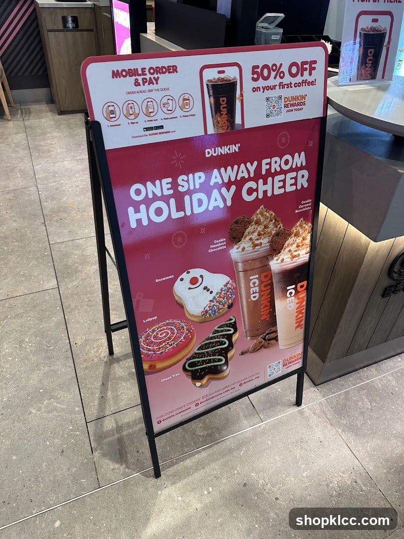 Dunkin' Holiday Cheer Advertisement