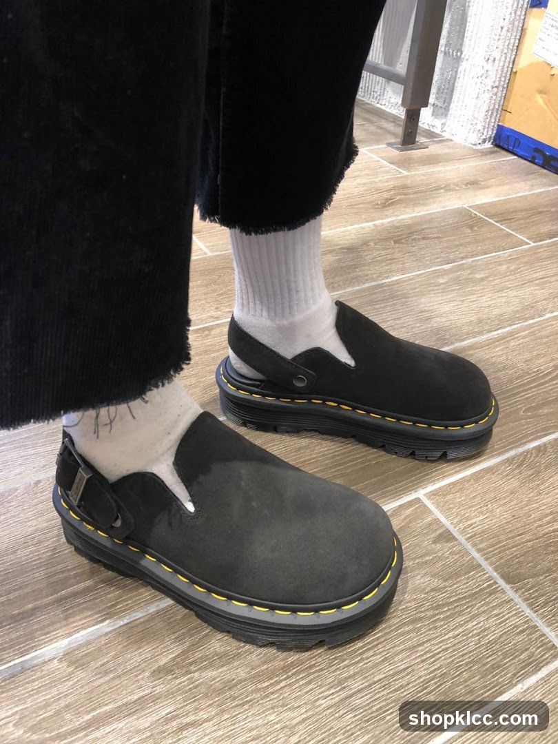 Black Slip-On Shoes