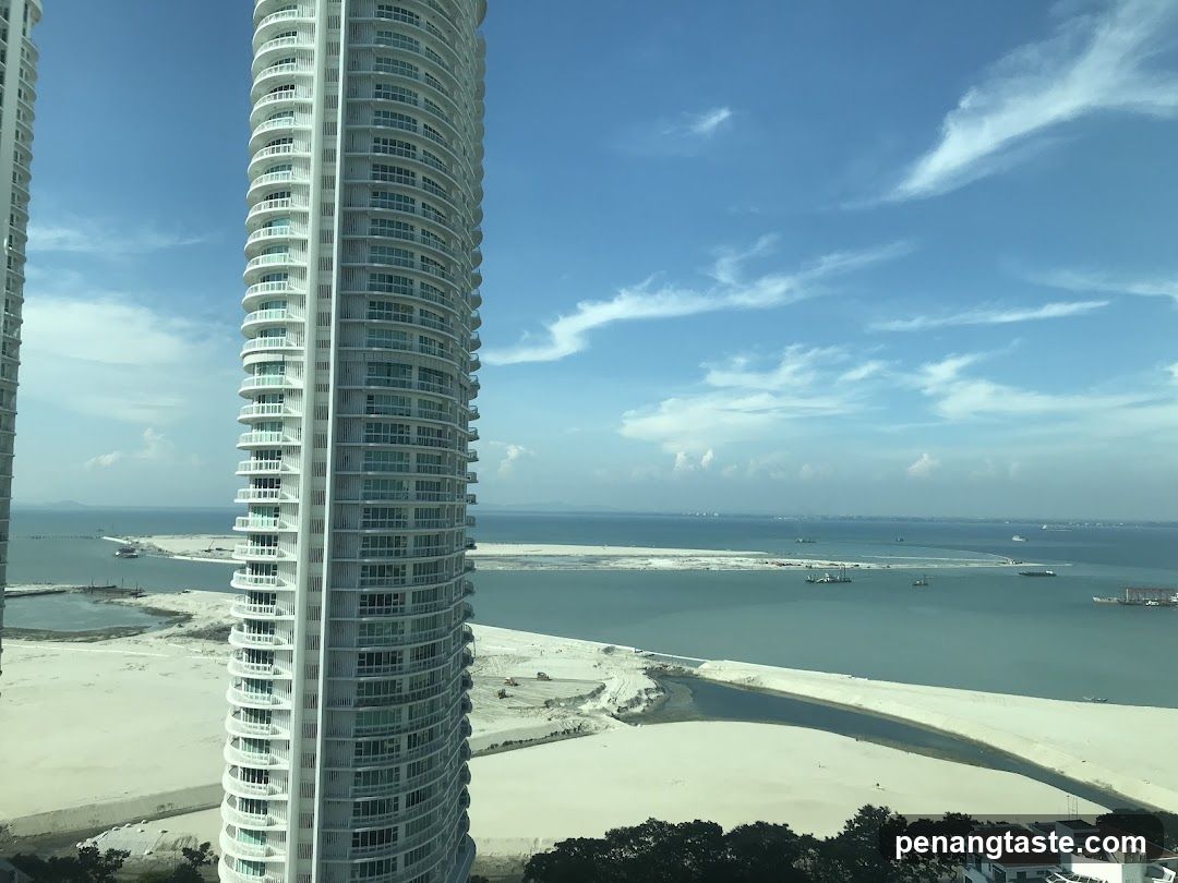 Coastal Cityscape with Modern Architecture