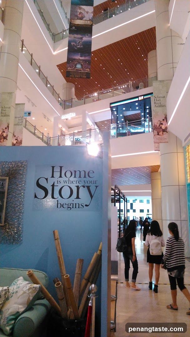 Interior of a modern shopping mall