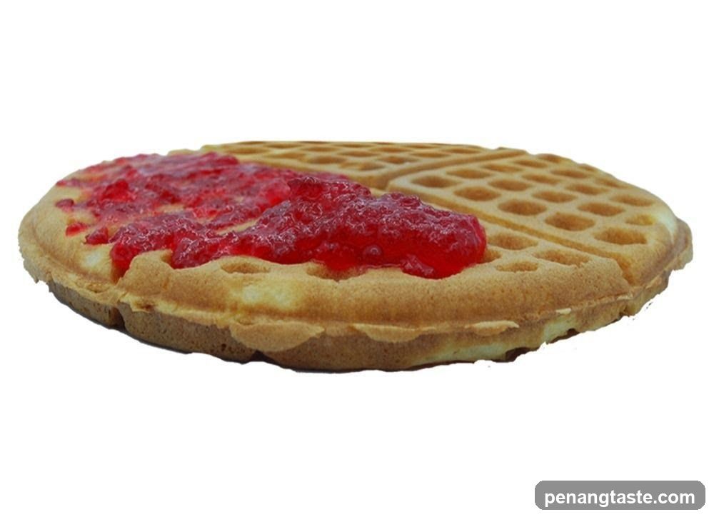Waffle with Jam