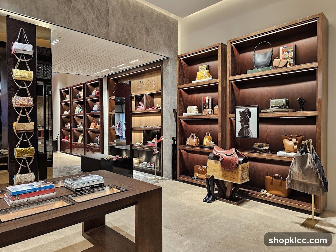 Luxury Handbag Store Interior