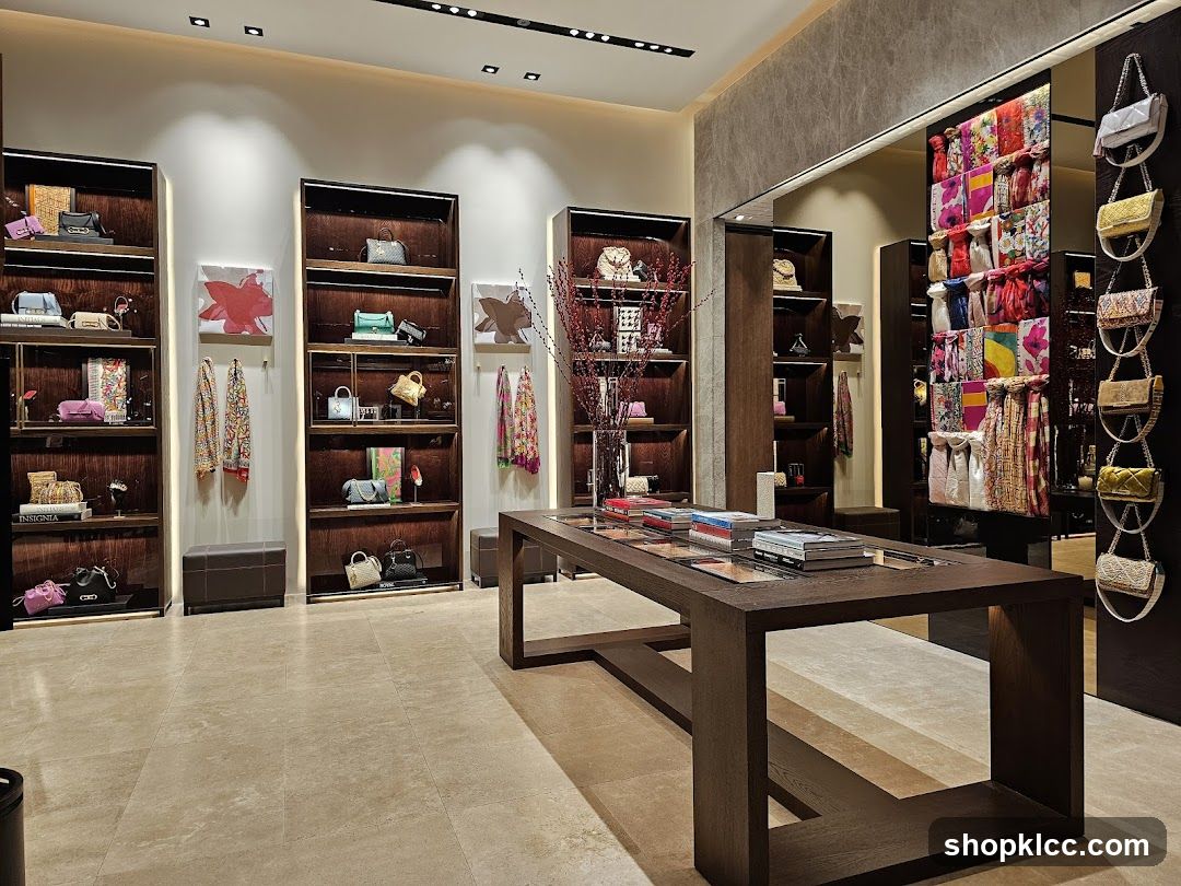 Luxury Handbag and Accessory Store Interior