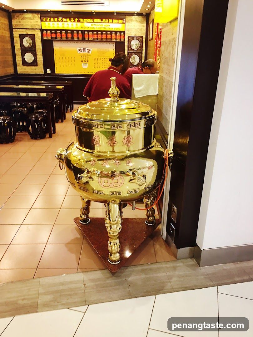 Traditional Herbal Jelly Shop Interior