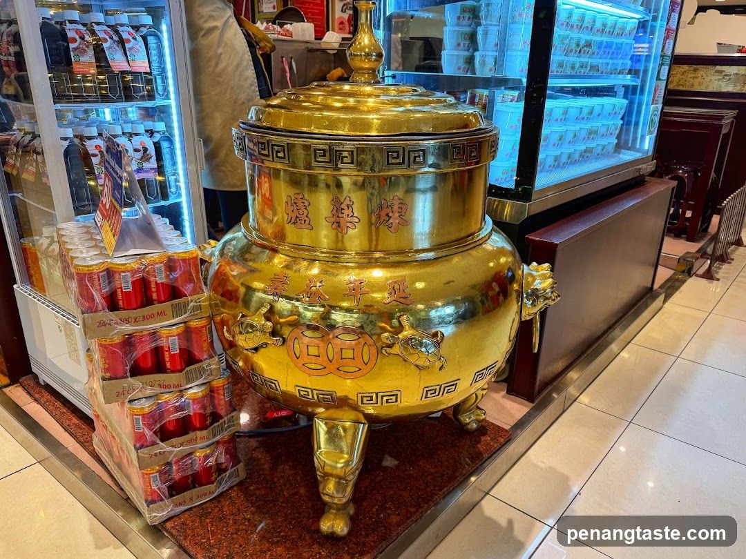 Decorative Urn and Refrigerated Display