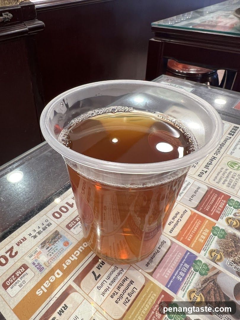 Herbal Tea in a Plastic Cup
